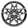 Легковой диск Khomen Wheels KHW1709 7x17 5x114,3 ET53 67,1 Black-FP